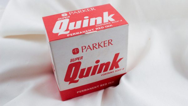 Details about Vintage Parker Super Quink Solv - X Permanent RED Ink (NEW NEVER BEEN OPENED)