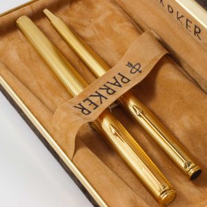 Parker Premier Grain d'Orge Fountain Pen & Ballpoint Pen Set