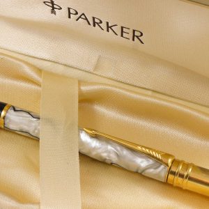 Parker Duofold Centennial Black and Pearl Ballpoint