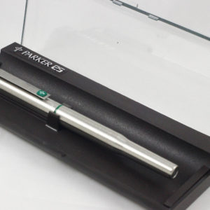 Best Pen Shop Collectable Rare Parker 25 Fountain Pen - Mark 1 Mk I Flat Top Green