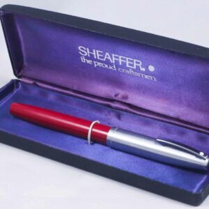 Sheaffer 440 (Imperial) Fountain Pen - Red with Fine Nib - (New Old Stock) by Best Pen Shop