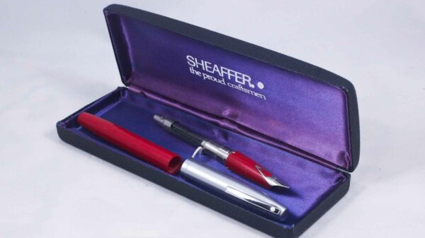 Sheaffer 440 (Imperial) Fountain Pen - Red with Fine Nib - (New Old Stock) by Best Pen Shop